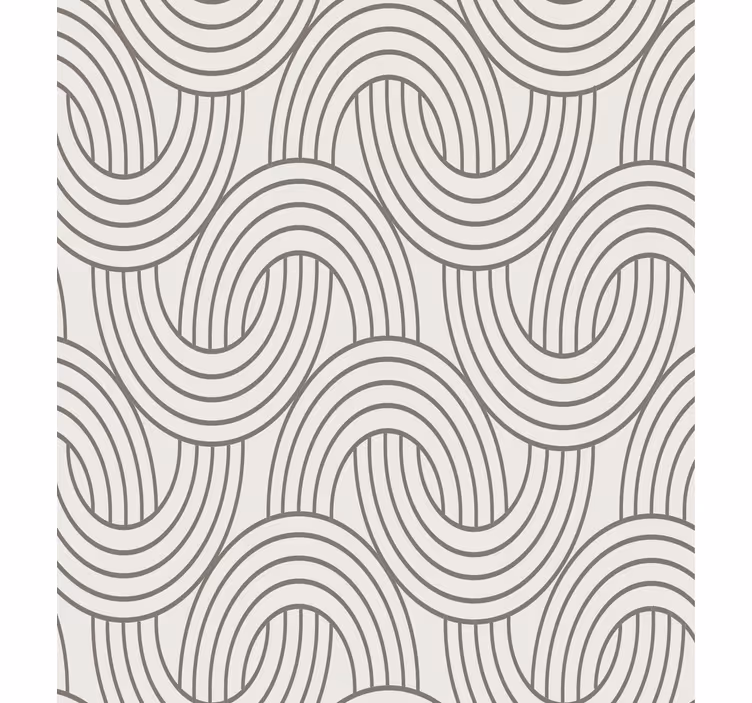 Papel tapiz para sala patrón ilusión art déco - TenVinilo