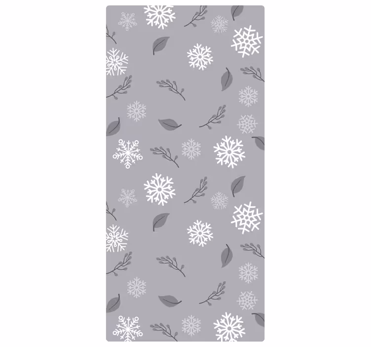Papel tapiz navidad motivo de nevada estacional - TenVinilo