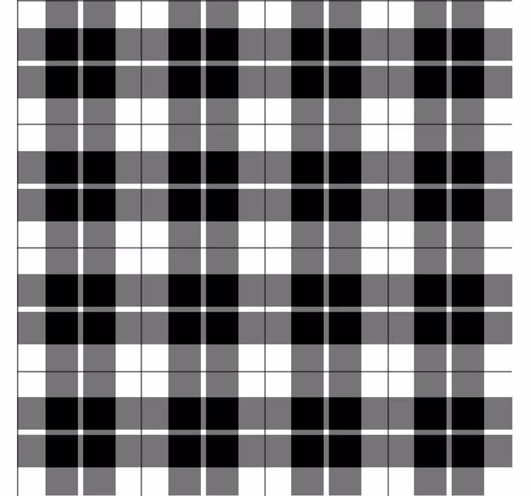 Papel tapiz pasillo cuadrados gris oscuro y claro - TenVinilo