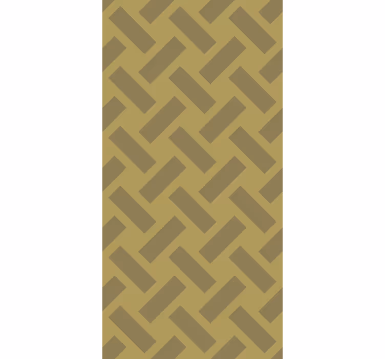 Papel tapiz comedor patrón geométrico amarillo cuadrado - TenVinilo