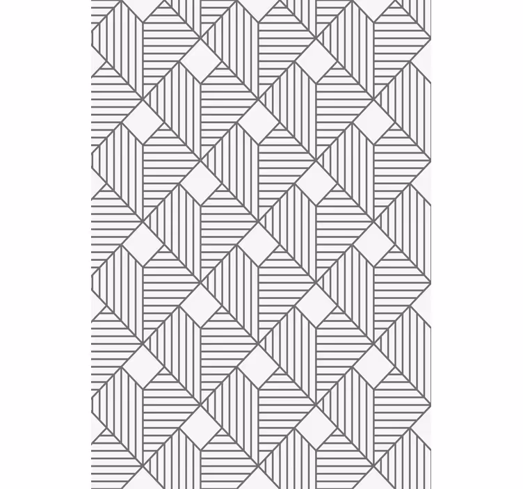 Papel tapiz geométrico estilo gris con patrón - TenVinilo