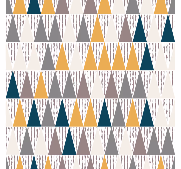 Papel tapiz geométrico segmentos de color triangular - TenVinilo