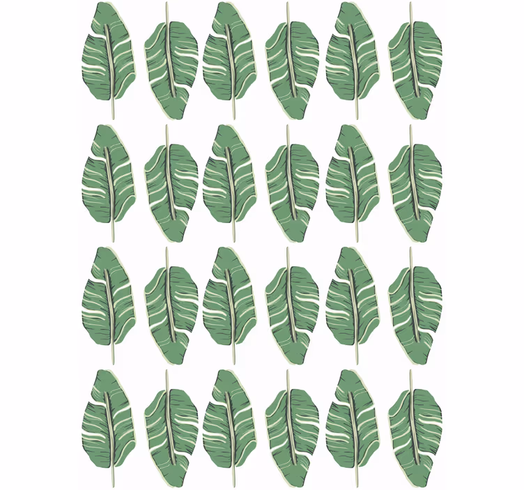 Papel tapiz naturaleza motivo de hojas opulentas - TenVinilo