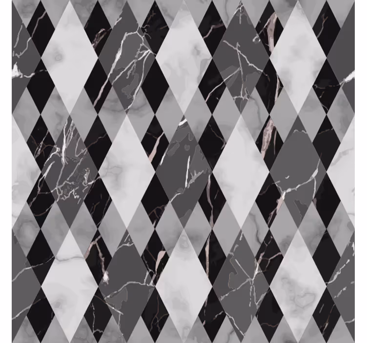 Papel tapiz mármol patrón diamante oscuro - TenVinilo