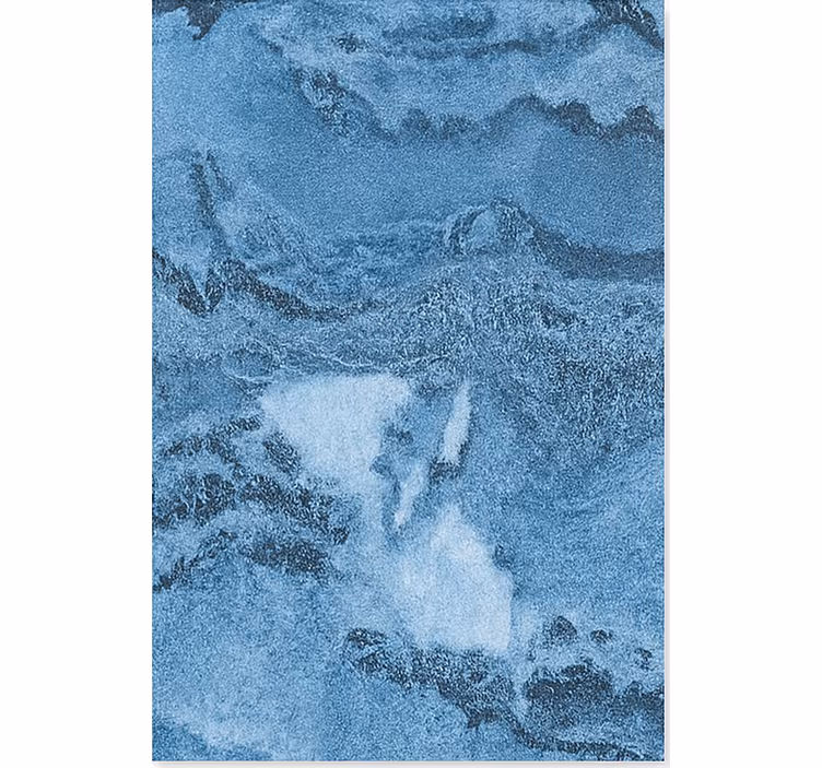 Papel tapiz mármol textura azul profundo - TenVinilo