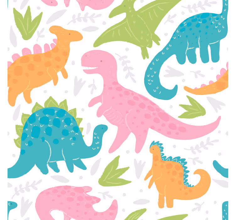 Papel tapiz infantil colores pastel - TenVinilo