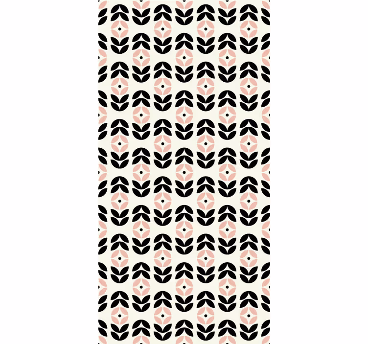 Papel tapiz pasillo repetición geométrica beige - TenVinilo