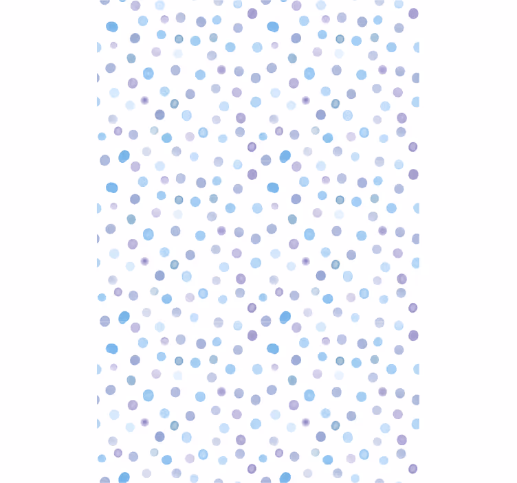 Papel tapiz nórdico puntos pintados coloridos - TenVinilo