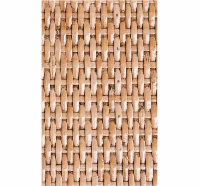 Papel tapiz para sala diseño imitación fibra natural - TenVinilo