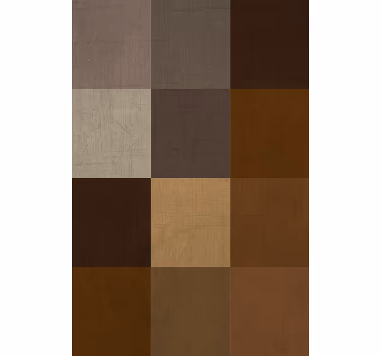 Papel tapiz para sala con diseño de patchwork - TenVinilo