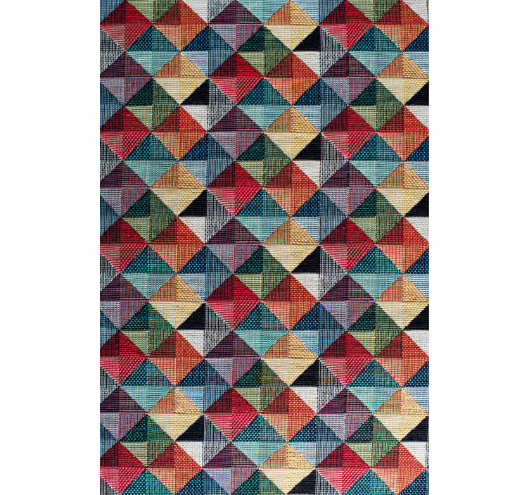 Papel tapiz geométrico en formas geométricas - TenVinilo