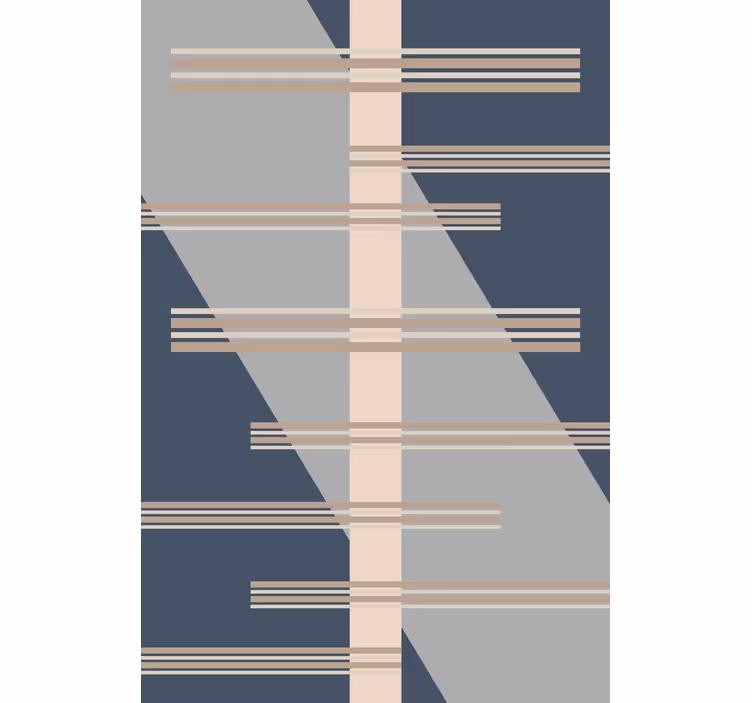 Papel tapiz moderno tema de líneas geométricas - TenVinilo