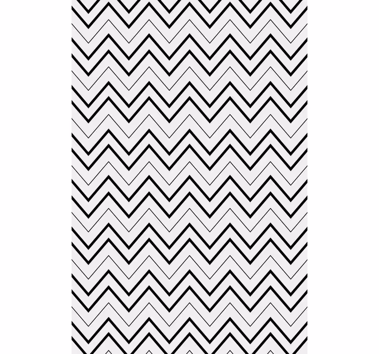 Papel tapiz moderno patrón zigzag geométrico - TenVinilo