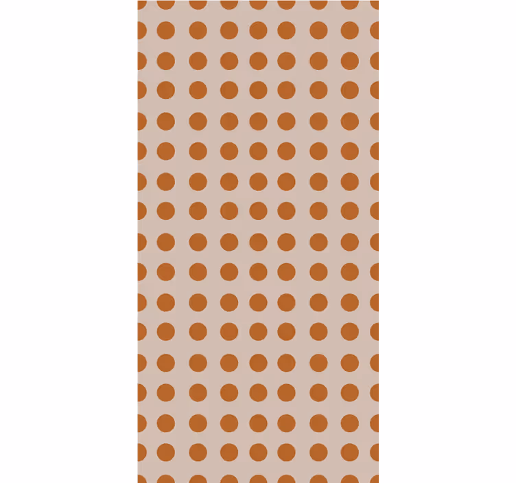 Papel tapiz moderno con puntos marrones - TenVinilo