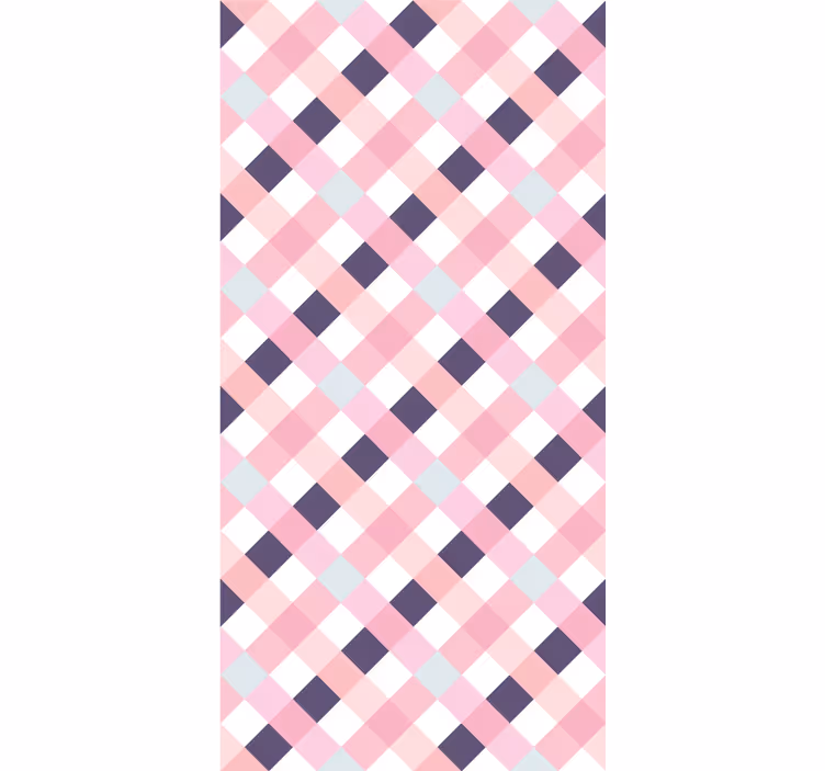 Papel tapiz moderno armonía de patrones diamante - TenVinilo