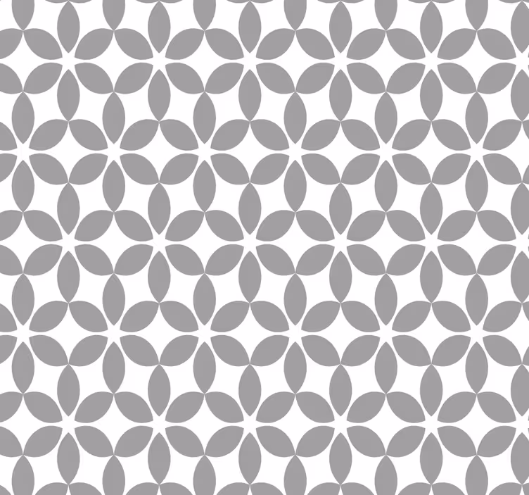 Papel tapiz baño patrón gris y blanco - TenVinilo