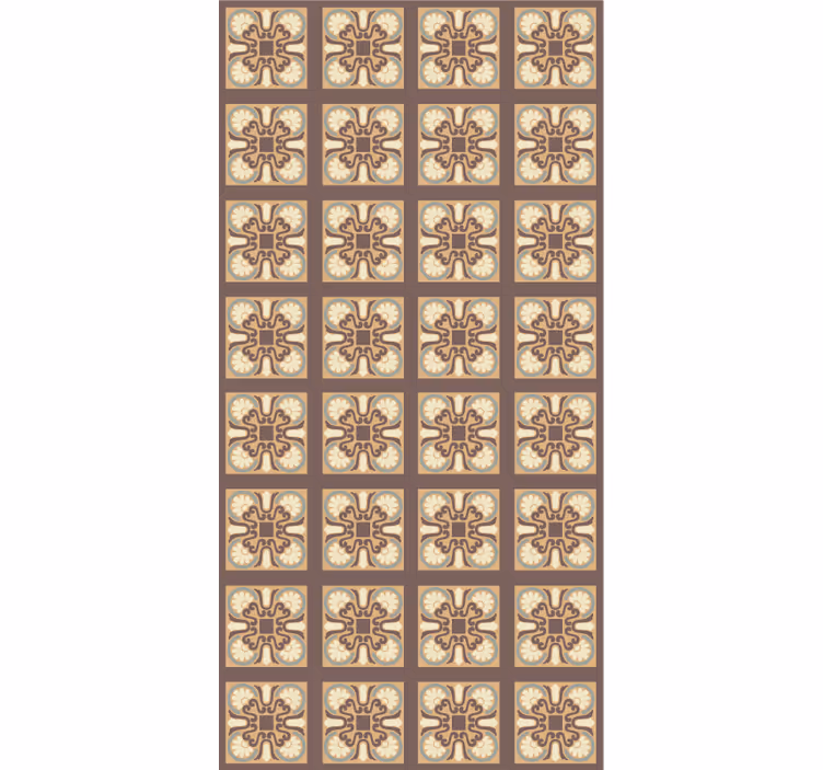 Papel tapiz cocina patrón de azulejo cerámico - TenVinilo