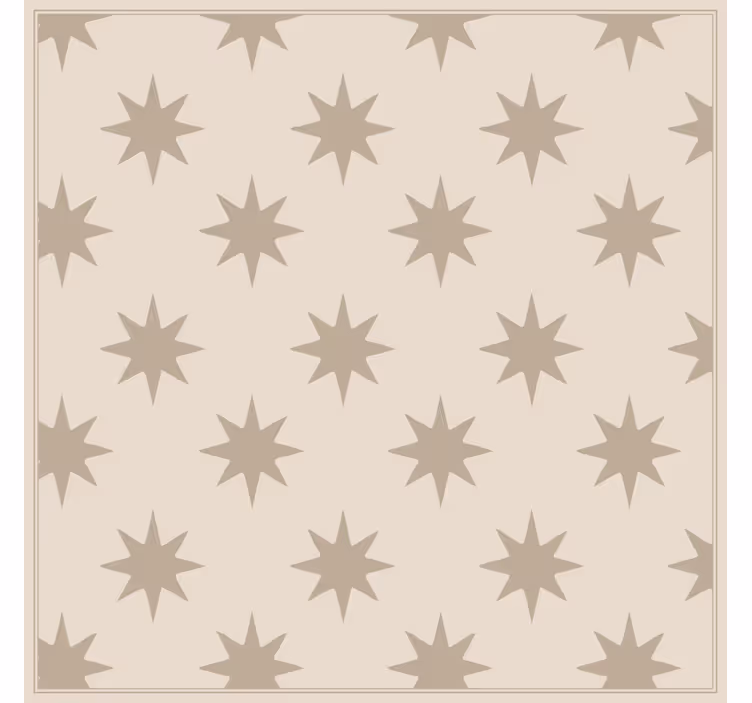 Papel tapiz cocina estrella beige - TenVinilo