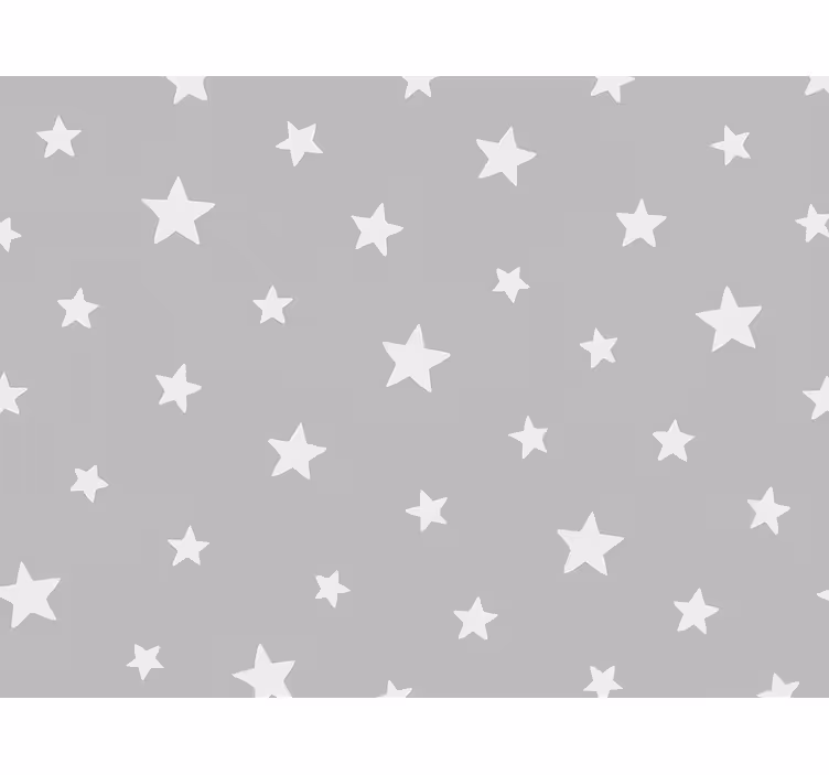 Papel tapiz infantil estrella gris - TenVinilo