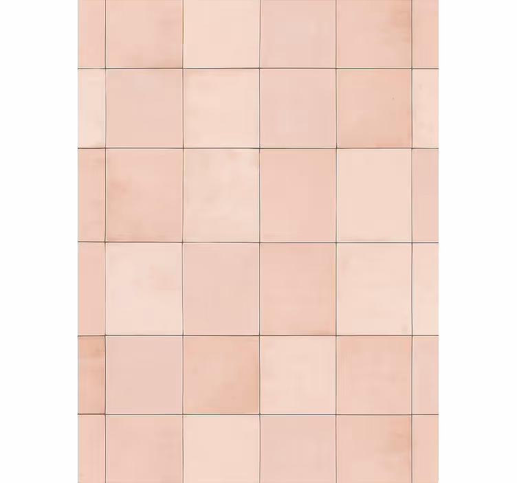 Papel tapiz cocina diseño de azulejos rosas - TenVinilo