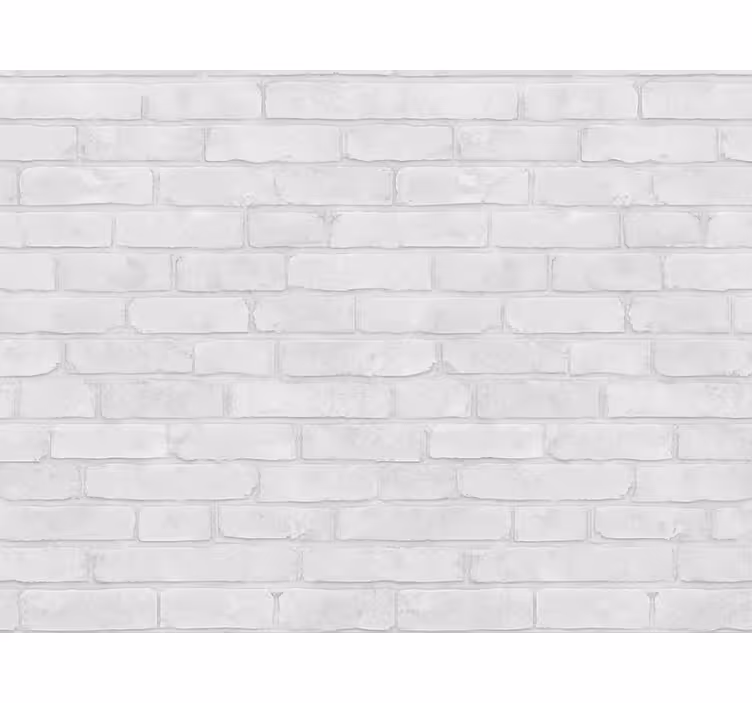 Papel tapiz ladrillos ladrillo blanco desgastado - TenVinilo