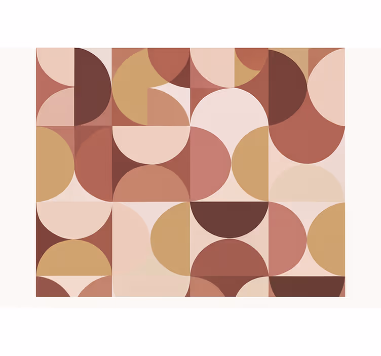 Papel tapiz recámara matrimonial diseño retro rosa - TenVinilo