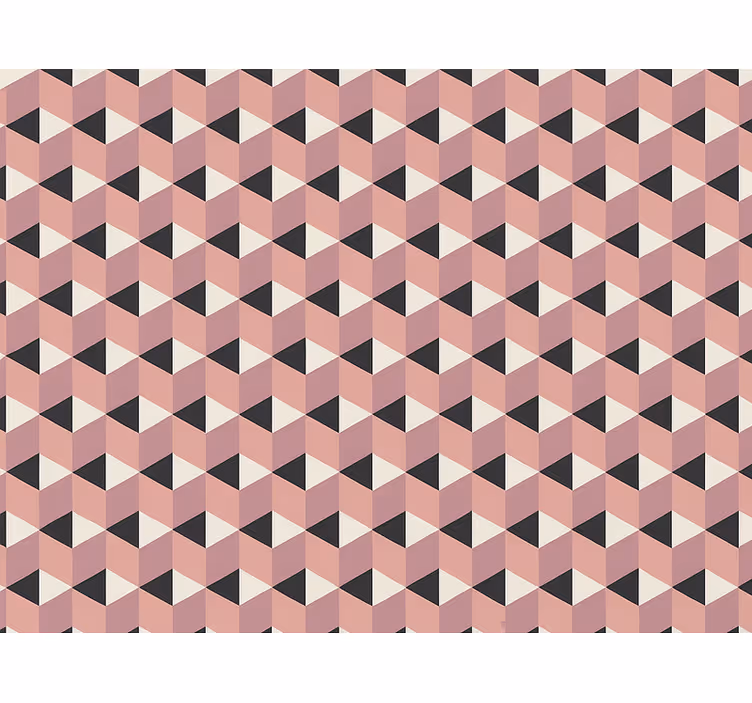 Papel tapiz 3d cubos abstractos rosa y morado - TenVinilo