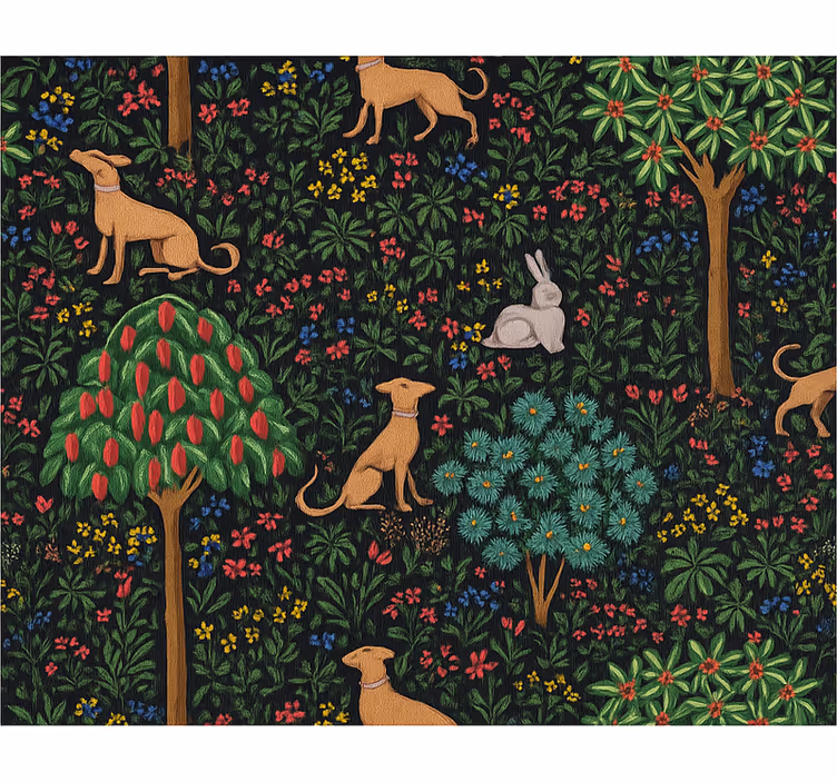 Papel tapiz 3d diseño colorido de animales - TenVinilo