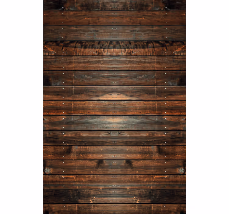 Papel tapiz recámara matrimonial marrón oscuro madera - TenVinilo