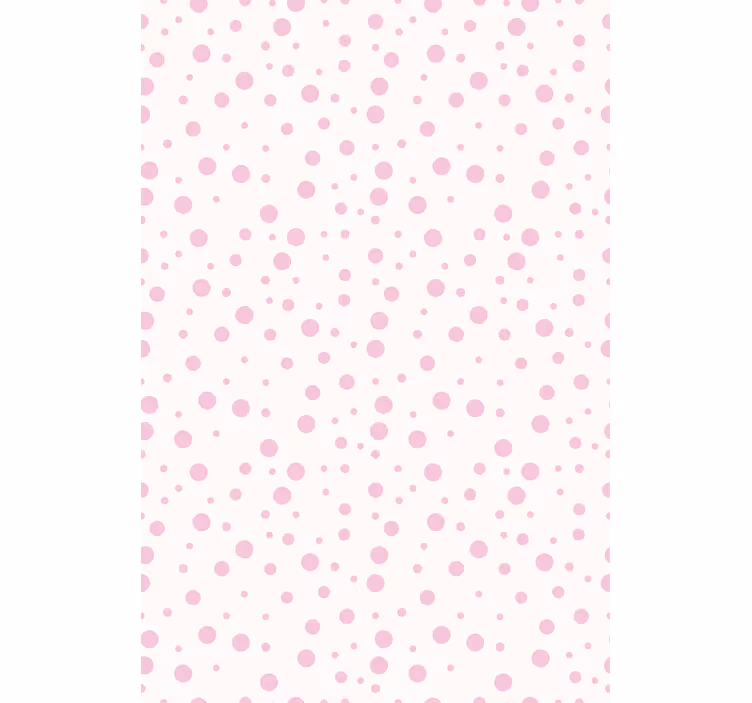 Papel tapiz recámara matrimonial puntos rosas bonitos - TenVinilo