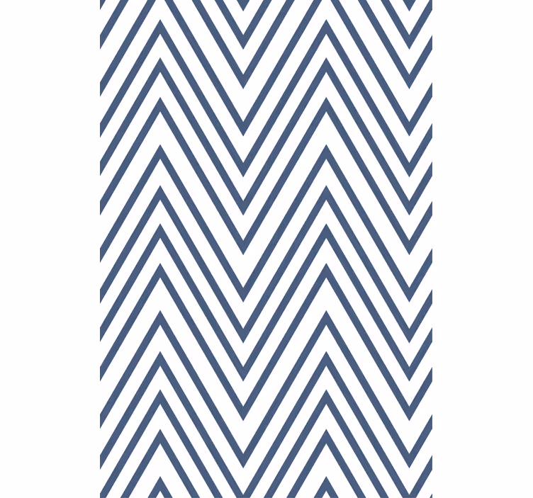 Papel tapiz recámara matrimonial patrón líneas zigzag - TenVinilo