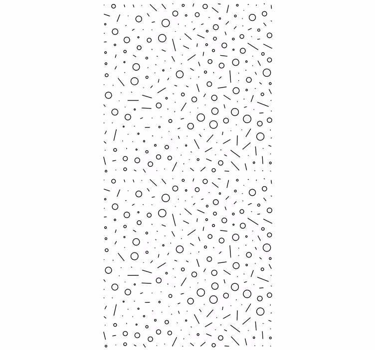 Papel tapiz recámara matrimonial patrón en blanco y negro - TenVinilo