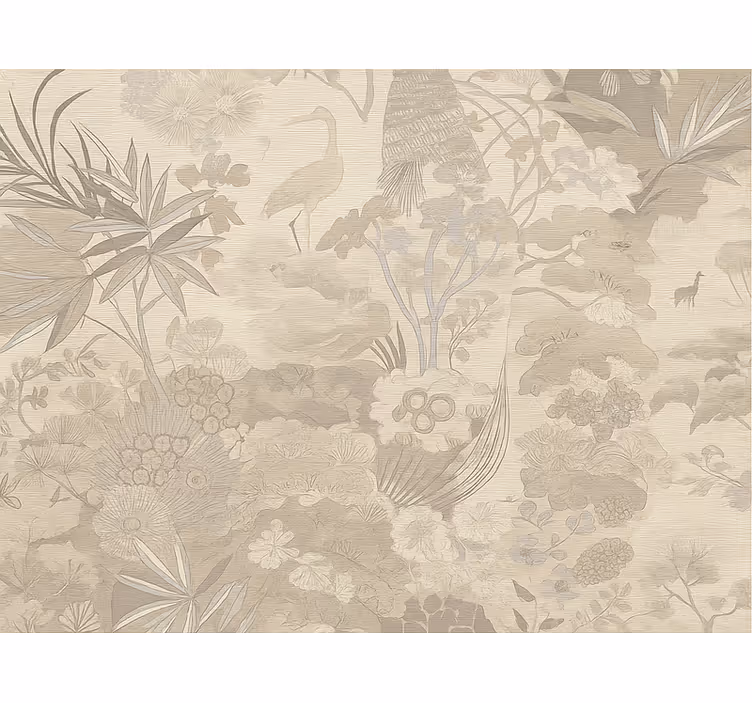 Papel tapiz para pared diseño textil - TenVinilo