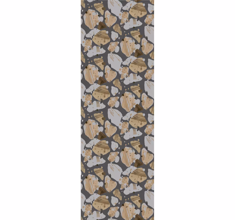 Papel tapiz para recámara estilo terrazzo cemento - TenVinilo