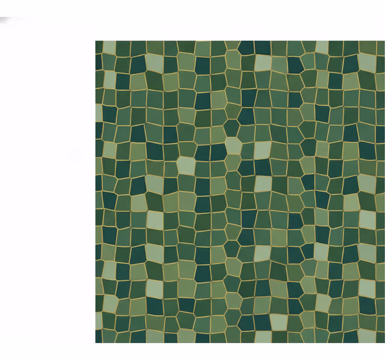 Papel tapiz verde patrón pequeño cocodrilo verde - TenVinilo