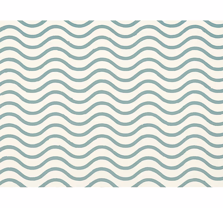 Papel pintado geométrico olas de píxeles azul grisáceo - TenVinilo