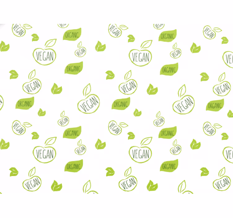 Papel tapiz blanco vegano 100% - TenVinilo