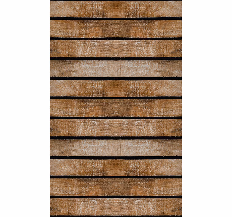 Papel tapiz marrón palet de madera - TenVinilo