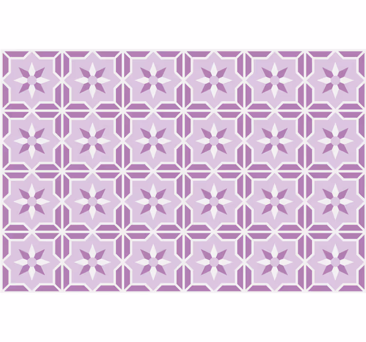 Papel tapiz rosa geométrico en tono malva - TenVinilo