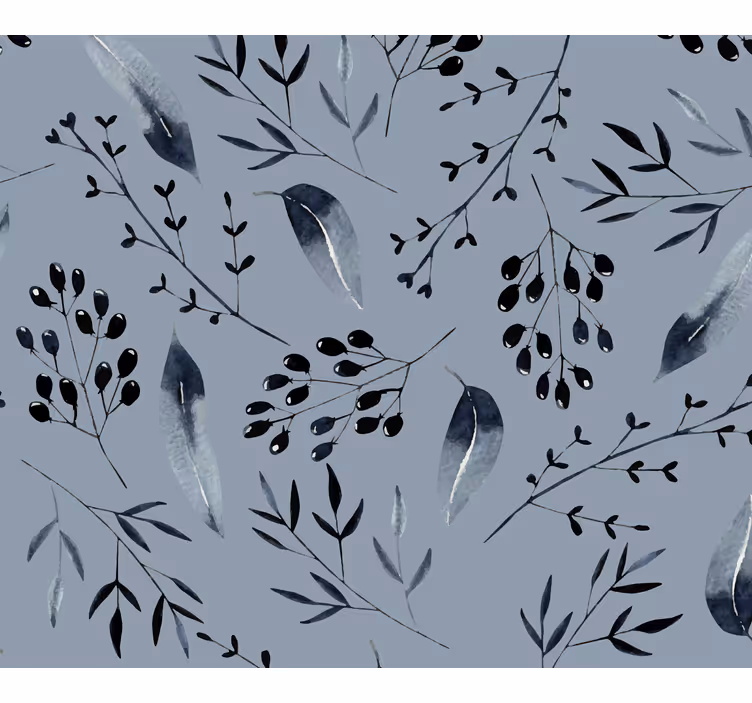 Papel pintado de naturaleza árboles grises  - TenVinilo