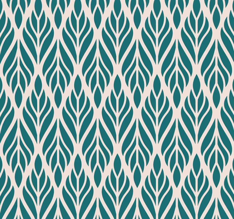 Papel pintado ornamental patrón floral étnico - TenVinilo