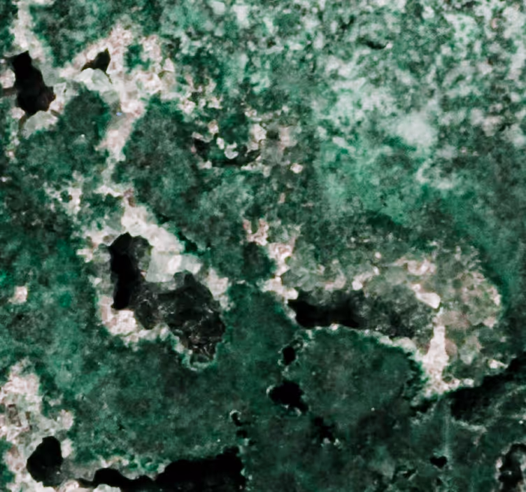Papel pintado mármol patrón rayas verdes - TenVinilo