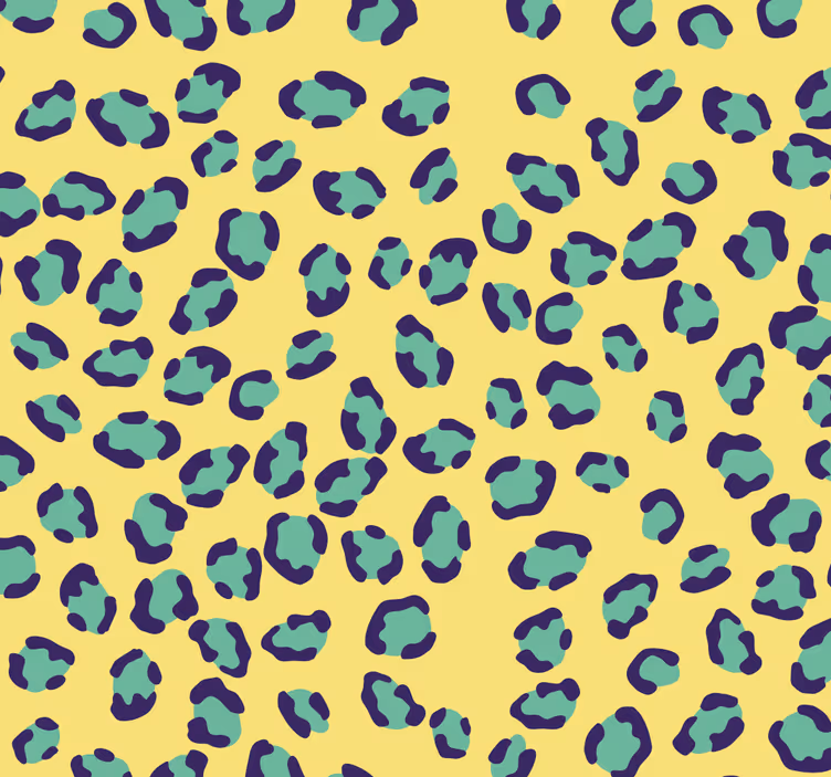 Papel pintado animales patrón leopardo - TenVinilo