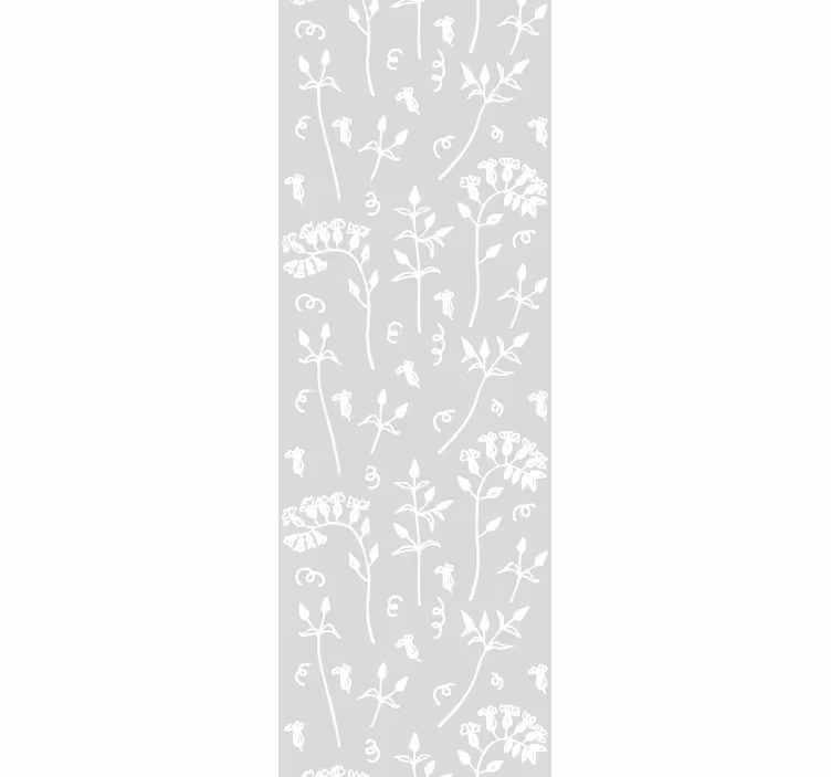 Papel tapiz flores botánico floral - TenVinilo