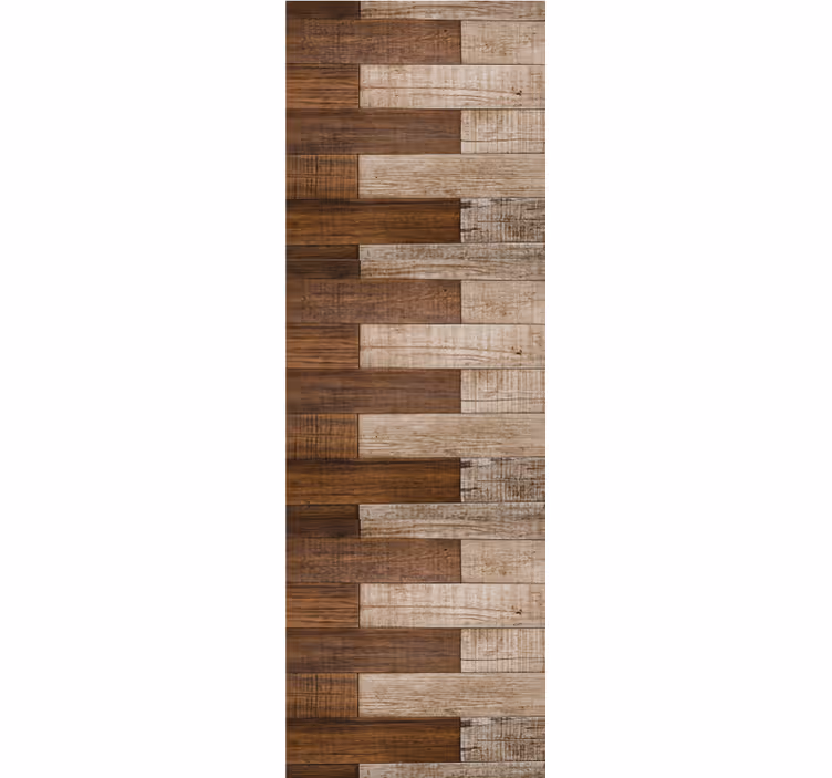 Papel tapiz madera parquet en espiga - TenVinilo