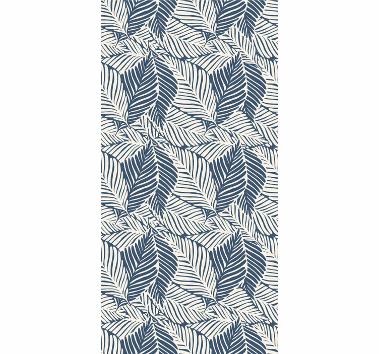 Papel tapiz naturaleza patrones de hojas - TenVinilo