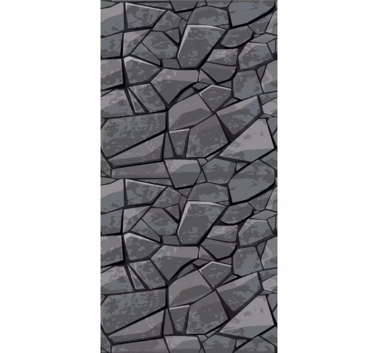 Papel imitación piedra Piedras ordenadas - TenVinilo