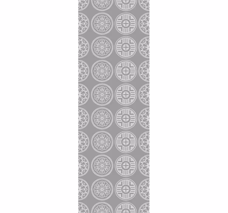 Papel tapiz ornamental medallones adornados - TenVinilo