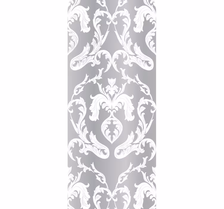 Papel tapiz floral damasco adornado - TenVinilo