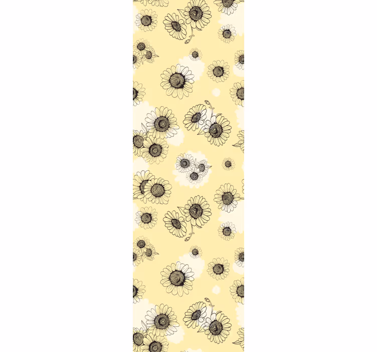 Papel tapiz flores patrones florales - TenVinilo